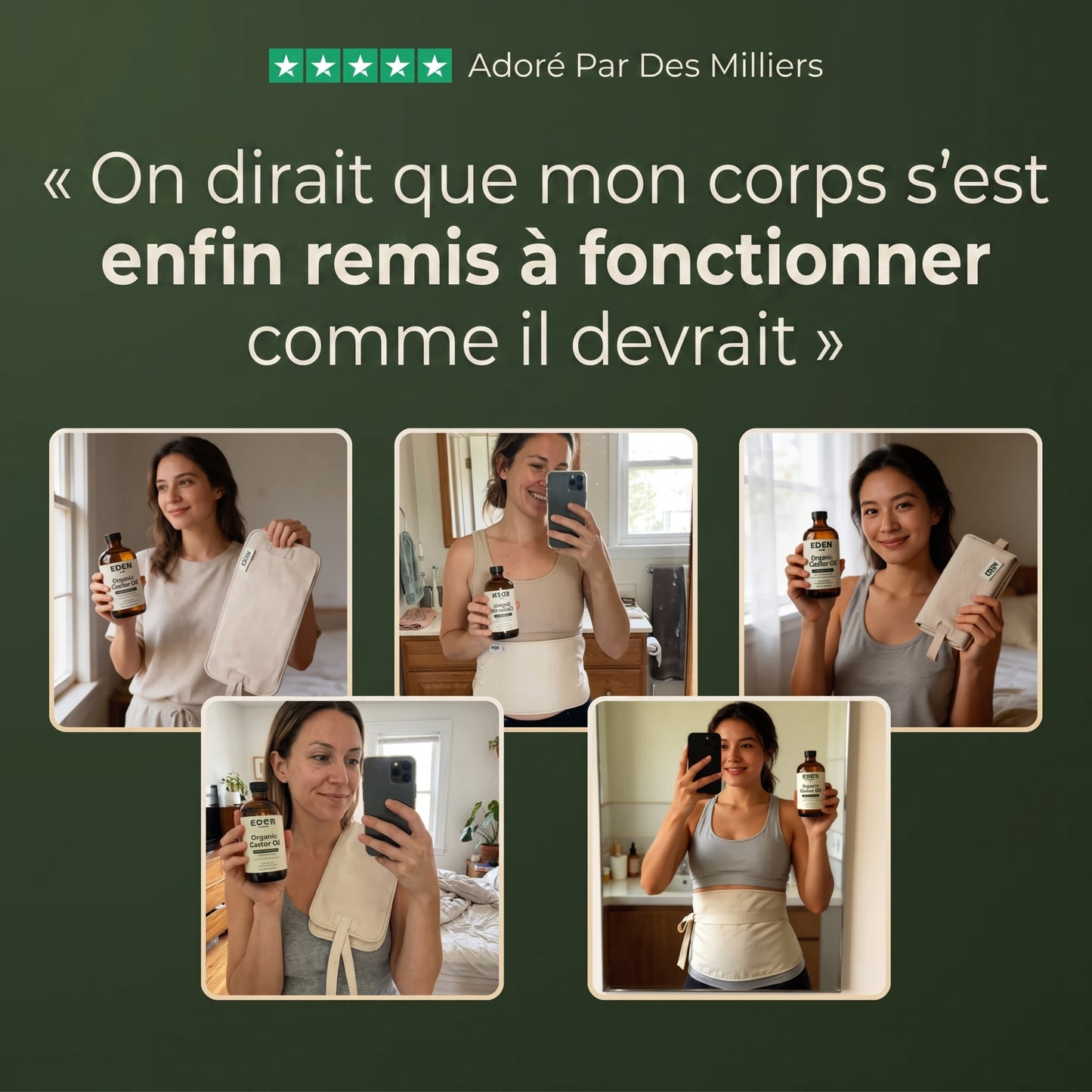 Pack Détox à l'huile de ricin