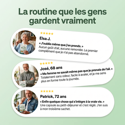 Extrait d'ail vieilli – Capsules sans odeur 7500 mg