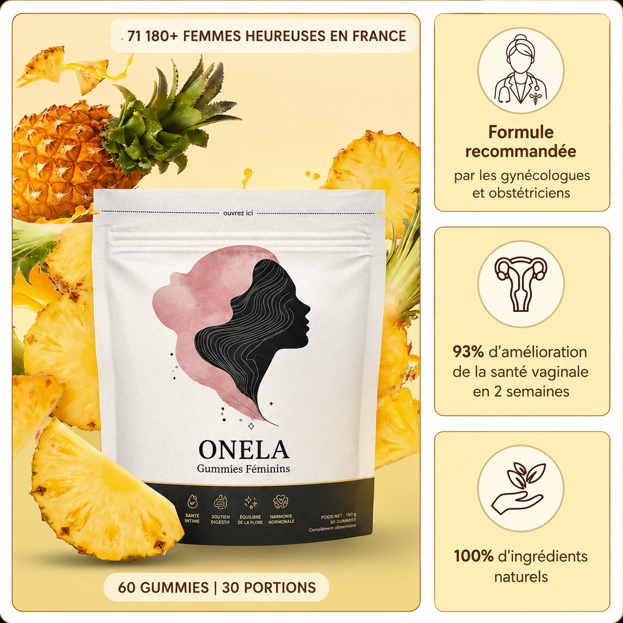 Équilibre Intime Onela – Probiotique ©